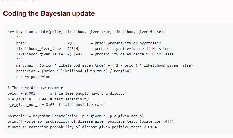 Coding the Bayesian Update : Part 3