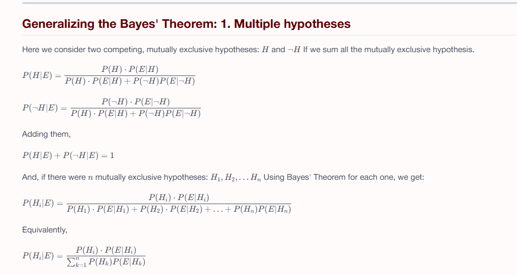 Missing Half in the Baye's Theorem : Part 4
